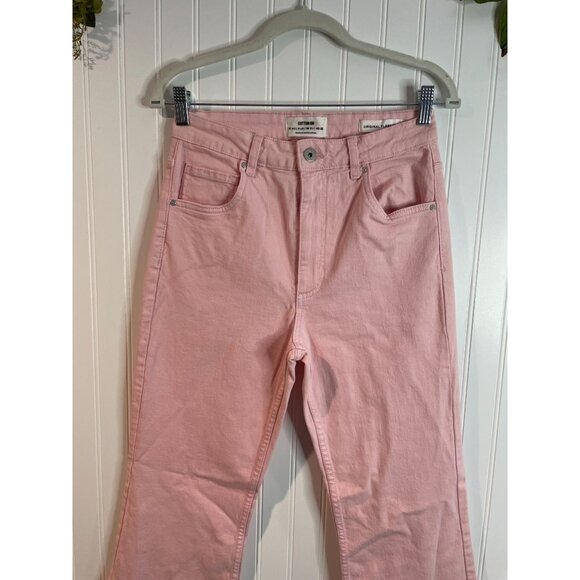 Cotton:On Womens Original Flare Jeans 6 US / 10 AU Pink Sustainable - Picture 16 of 16